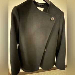 Everlane Black Wool Pea Coat